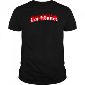 Ian Fidance Flames Logo T-shirt