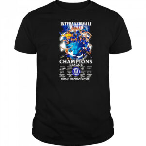 Internazionale Milano Champions League road to Munich 25 shirt