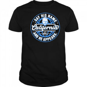 Joe Hendry say his name California shirt
