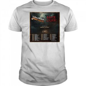 Judas Priest – Alice Cooper with Corrosion Of Conformity Sept and Oct 2025 t-shirt