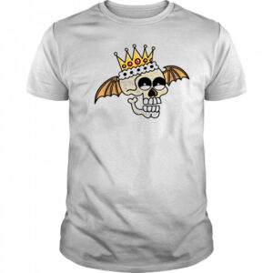 King Skull bat wings shirt