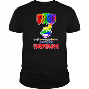 LGBT Pride accept understand love Cleveland Indians shirt
