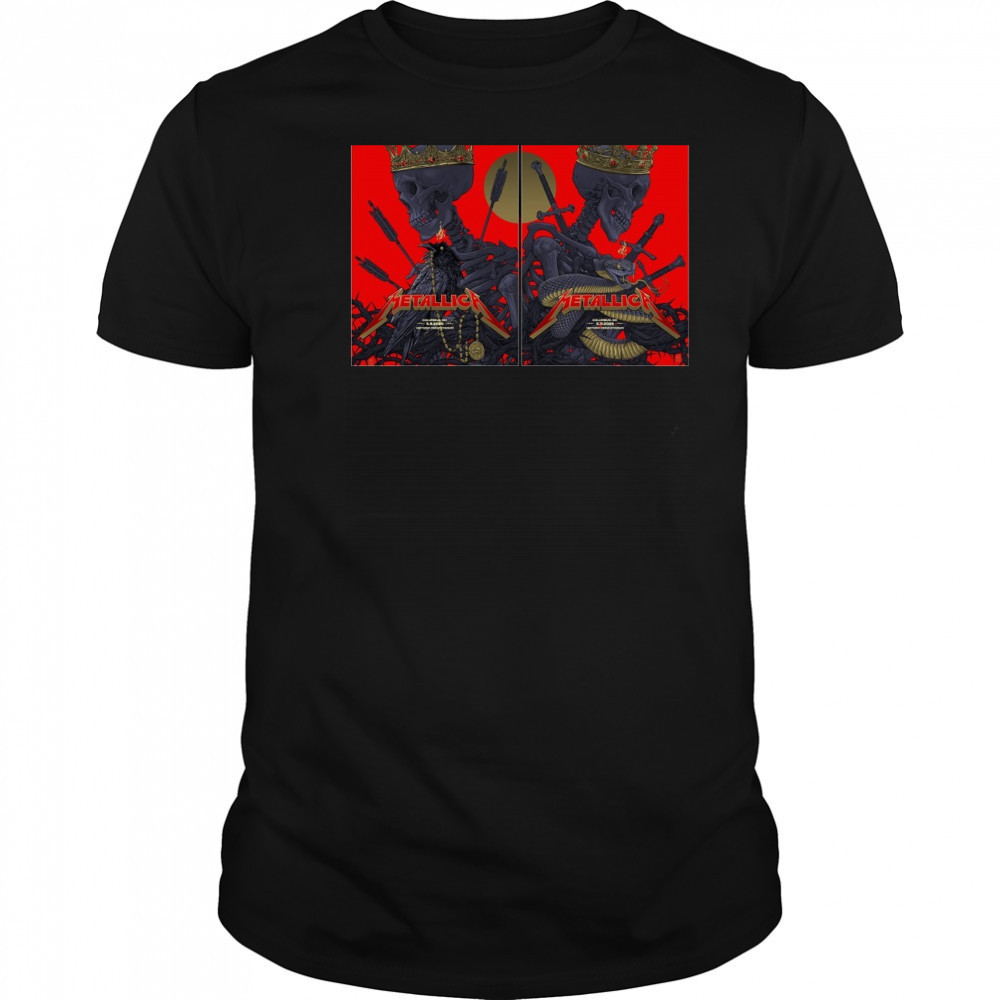 Metallica Columbus OH May 9 – 11 2025 Historic Crew Stadium Poster t-shirt