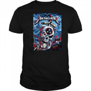 Metallica M72 Nashville Exclusive Pop Up At Nissan Stadium Tennessee May 1 And 3 2025 Skull And The Sword Shirt