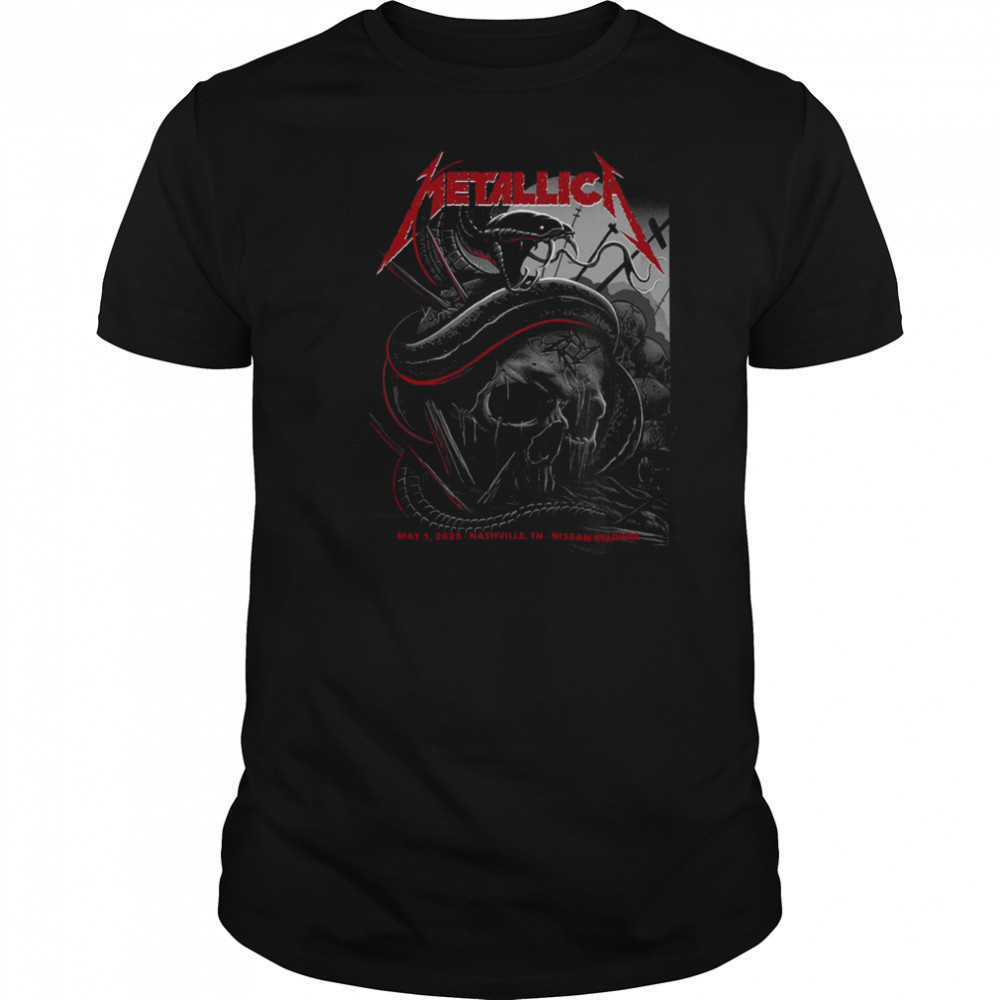 Metallica M72 Nashville Night 1 At Nissan Stadium On May 1 2025 North American Tour Unisex T Shirt