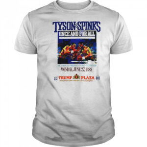 Mike Tyson vs Spinks Fight Trump Plaza shirt