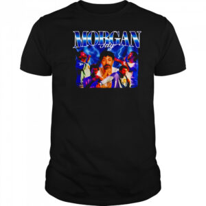Morgan Jay blue lightning graphic shirt