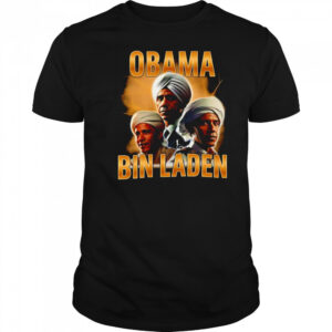Obama Bin Laden funny retro shirt