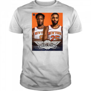 OG Anunoby and Mikal Bridges New York Knicks Wingstop The Wing Experts Poster t-shirt