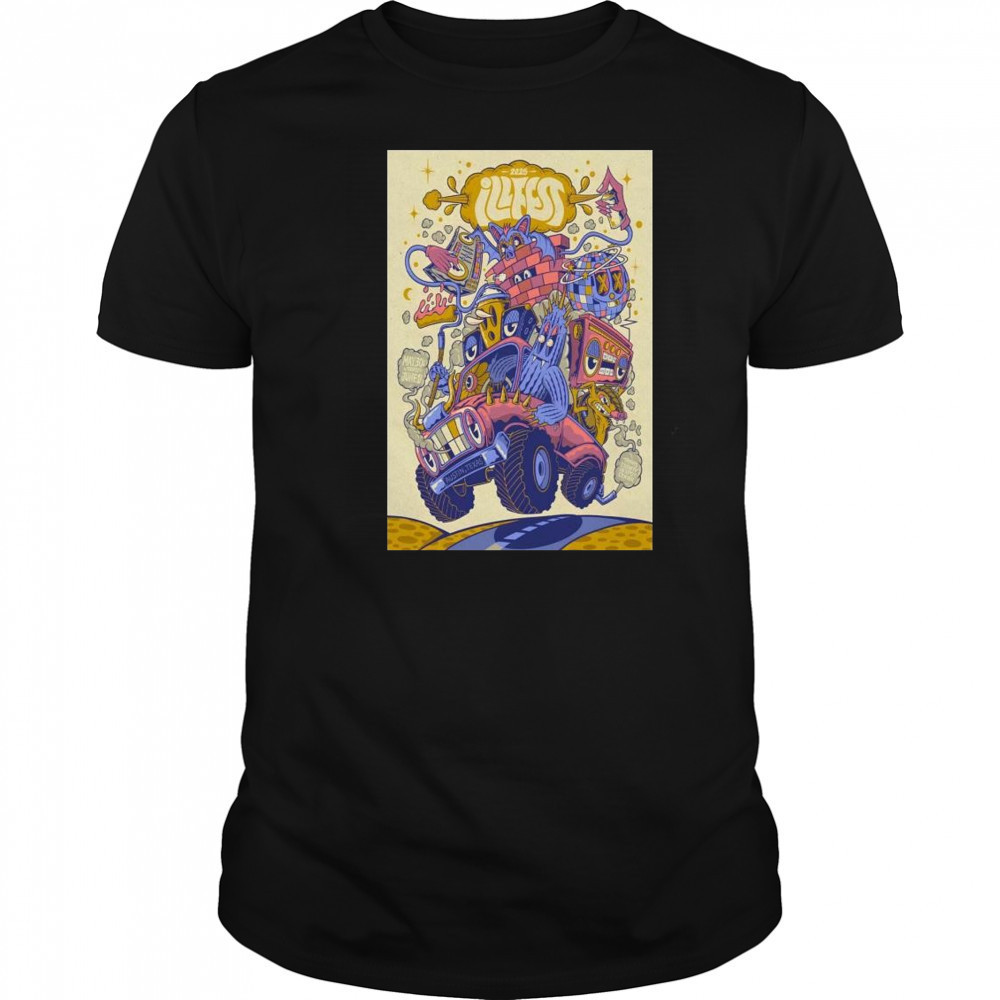 Poster Illfest Travis County Exposition Center Austin TX May 30-June 1 2025 Tour t-shirt