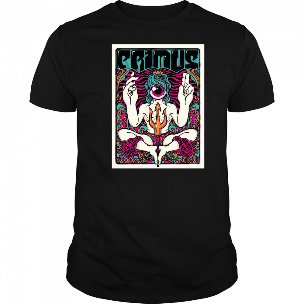 Primus May 11th 2025 2025 Veterans United Home Loans Amphitheater Virginia Beach t-shirt