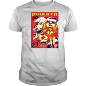 Puscifer Wearable Mask Redacted 5.2.25 Rogers AR Walmart Amp Poster t-shirt