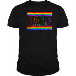 Rainbow babe shirt