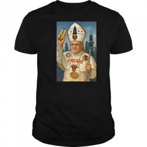 Robert Prevost Pope Leo XIV Chicago Hot Dogs 2025 t-shirt