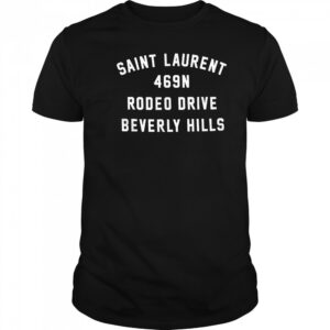 Saint Laurent 469n Rodeo Drive Beverly Hills shirt