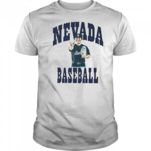 Sean Yamaguchi Nevada baseball block letter shirt