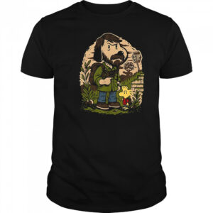 Snoopy and Woodstock Joel and Ellie The Last of Us The Last of Dogs shirt