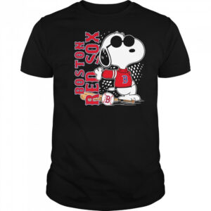 Snoopy Fan Boston Red Sox X The Peanuts T-shirt