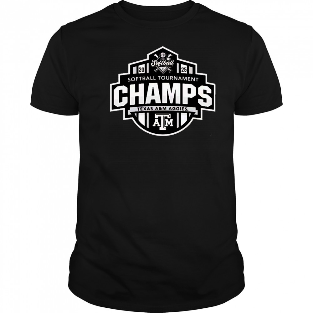 Texas A&M Aggies Softball 2025 SEC Conference Tournament Champions T-shirt