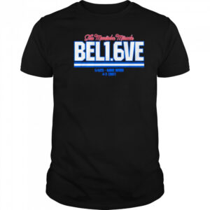 The manitoba miracle believe in 1.6 seconds left Winnipeg Jets shirt