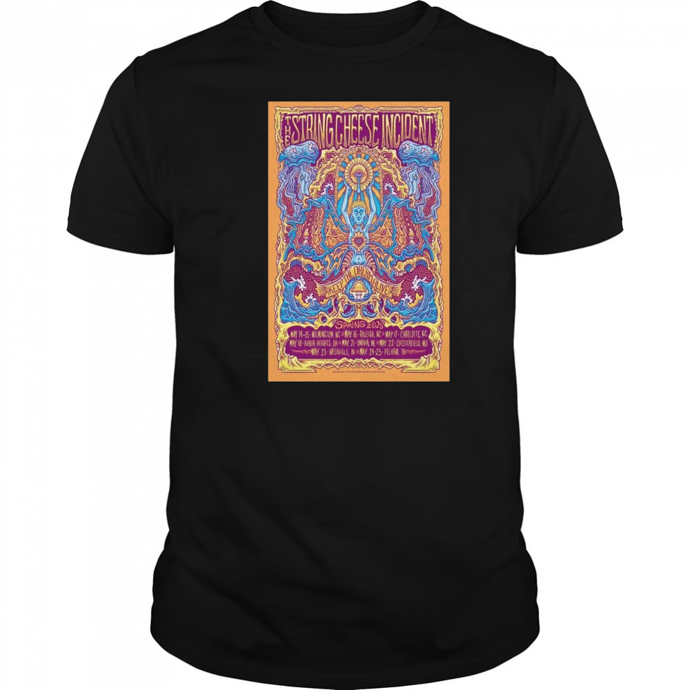 The String Cheese Incident Spring Tour 2025 t-shirt
