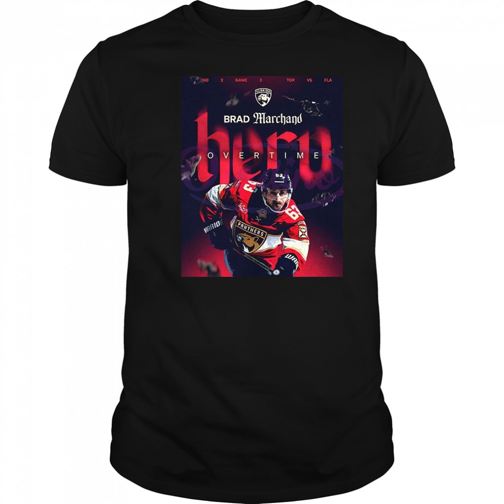 There goes our herooo Brad Marchand Florida Panther shirt