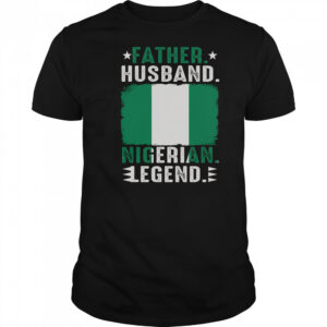 Top Father Husband Nigeria Father’s Day Proud Dad Family Lover T-Shirt