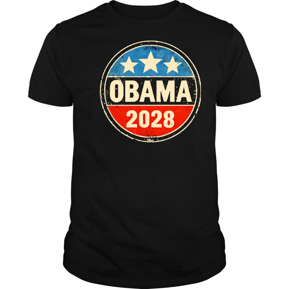 Vintage Barack Obama 2028 Political shirt