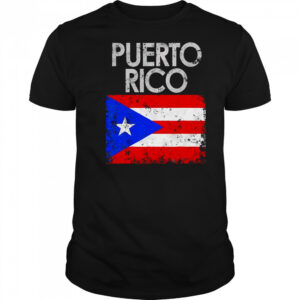 Vintage Puerto Rico Puerto Rican Flag Pride T-Shirt