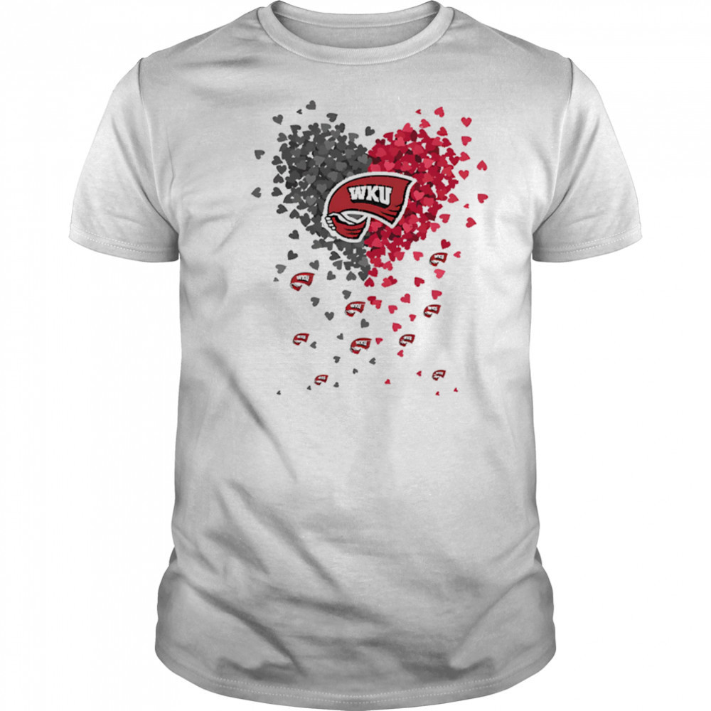 Western Kentucky hilltoppers heart explosion shirt