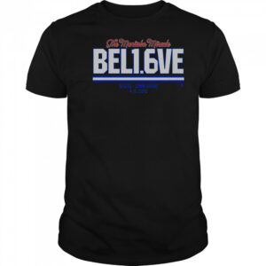 Winnipeg Jets The Manitoba Miracle Believe In 1.6 Seconds Left 54 Game Seven 4 3 20T T-Shirt