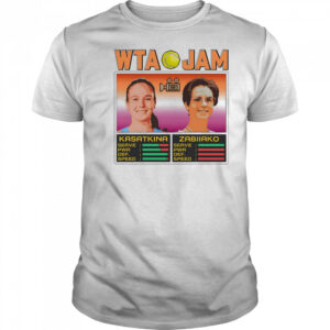 WTA Jam Kasatkina and Zabiiako shirt