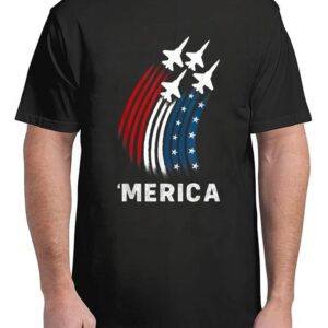 4th Of July Shirts For Men Boys Funny Merica American Flag T-Shirt