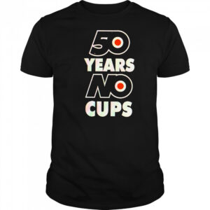 50 years no cups Philadelphia Flyers shirt