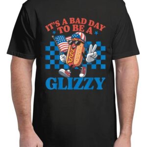 A Glizzy Funny 4th Of July Hot Dog T-Shirt