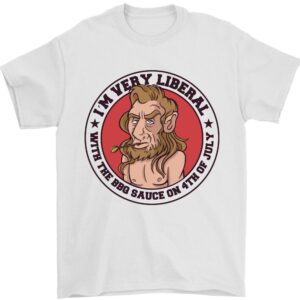 Liberal Grilling Funny 4th of July American Independence T-Shirt