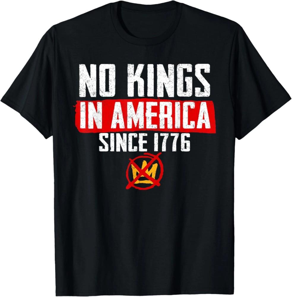 No Kings In America Resist Trump Protest Patriotic 4th July Unisex T-Shirt