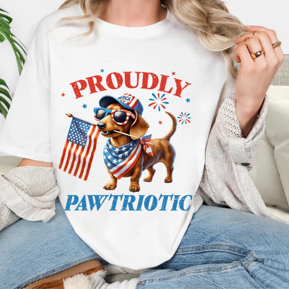 Patriotic shirt, 4th of July tee, dachshund shirt, dog lover gift, funny dog tee Patriotic shirt, 4th of July tee, dachshund shirt, dog lover gift, funny dog tee