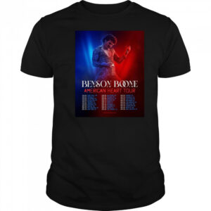 Benson Boone American Heart Tour 2025 Dates List Start In Saint Paul MN On August 22 Shirt