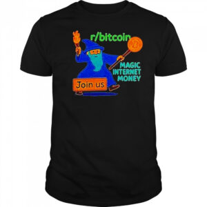 Bitcoin Wizard Magic Internet Money Shirt