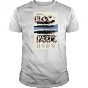 Bloc Party Poster Tour May & June 2025 Shirt