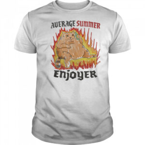 Cat average summer enjoyer shirt