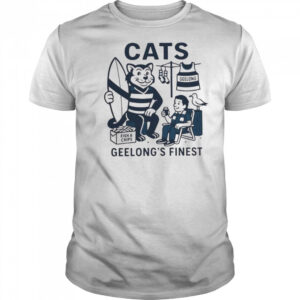 Cats Geelong’s finest cartoon shirt