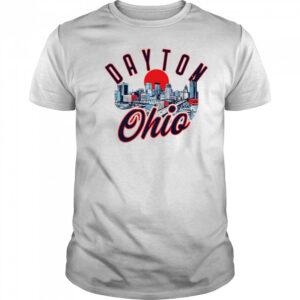 Dayton Ohio Skyline sunset shirt