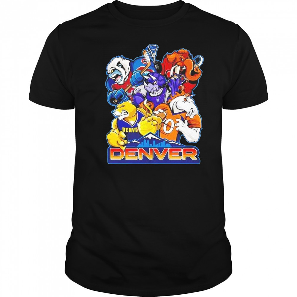 Denver Sports Team Mascot 2025 Shirt
