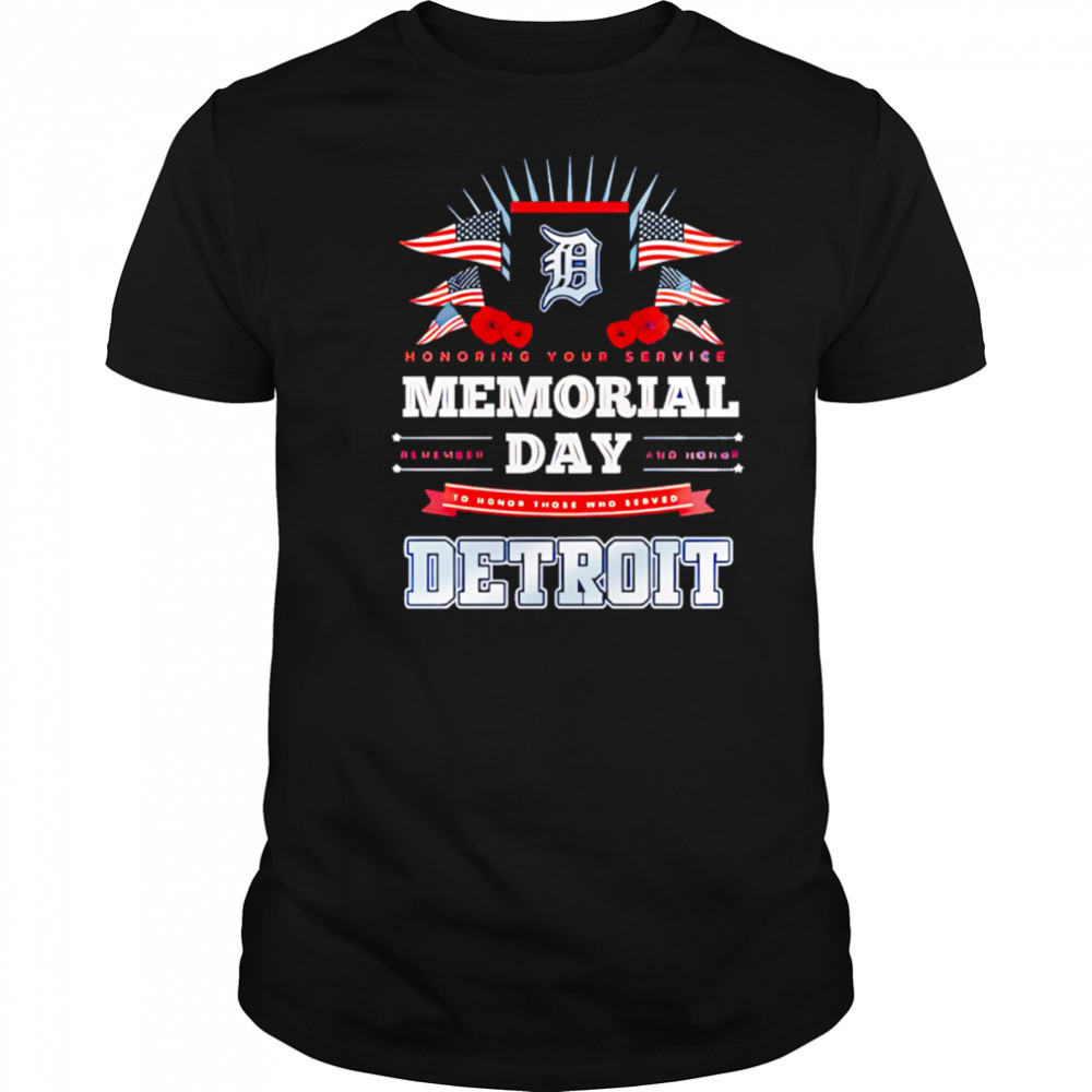 Detroit Tigers MLB x Memorial Day Baseball shirt