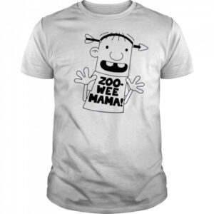 Diary of a Wimpy Kid Rowley Zoo Wee Mama Big Face T Shirt