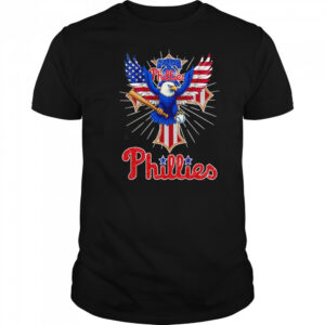 Eagle baseball Philadelphia Phillies American flag shirt