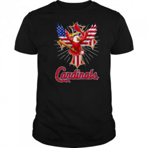 Eagle baseball St Louis Cardinals American flag shirt