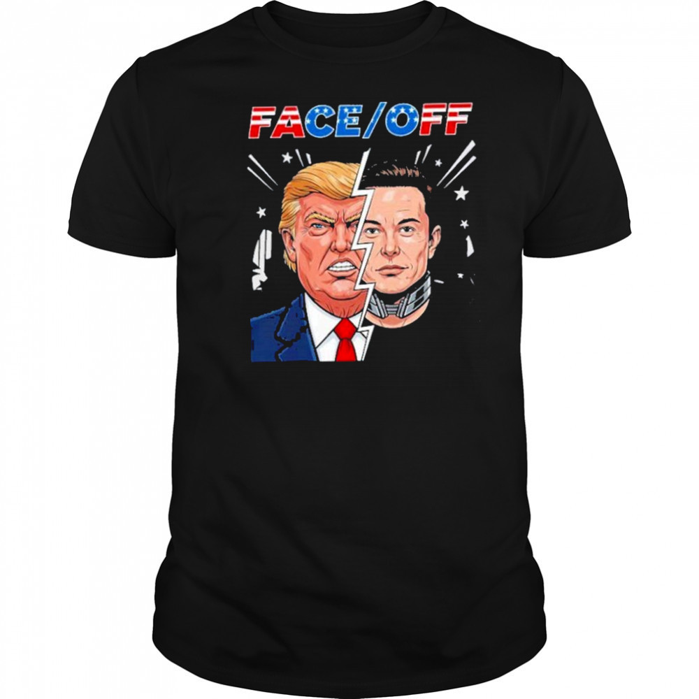 Elon Musk Vs Donald Trump Face Off In Big Beautiful Beef 2025 Black shirt